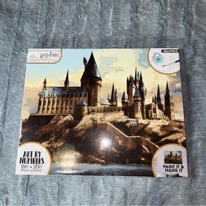 Aquarius Harry Potter Art by Numbers - Brown and Blue